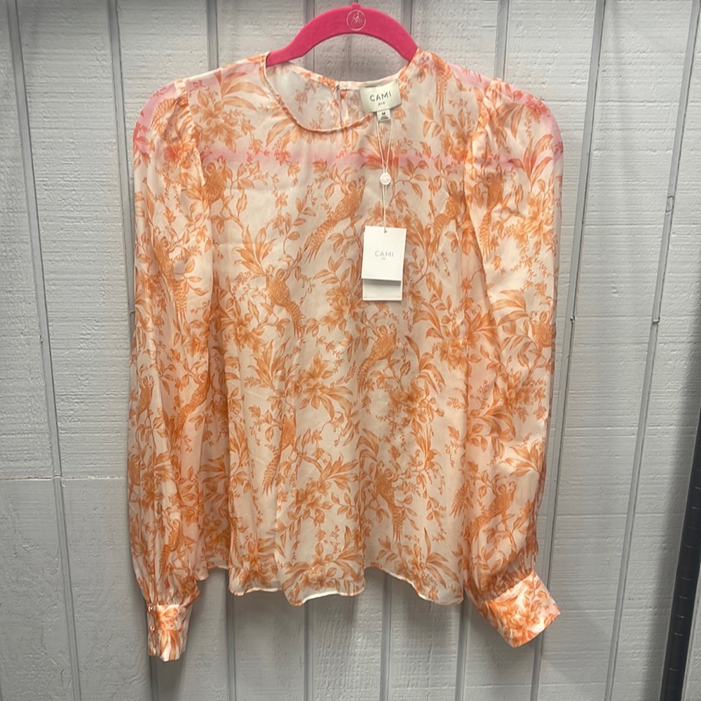 CAMI NYC silk blouse never worn with tags